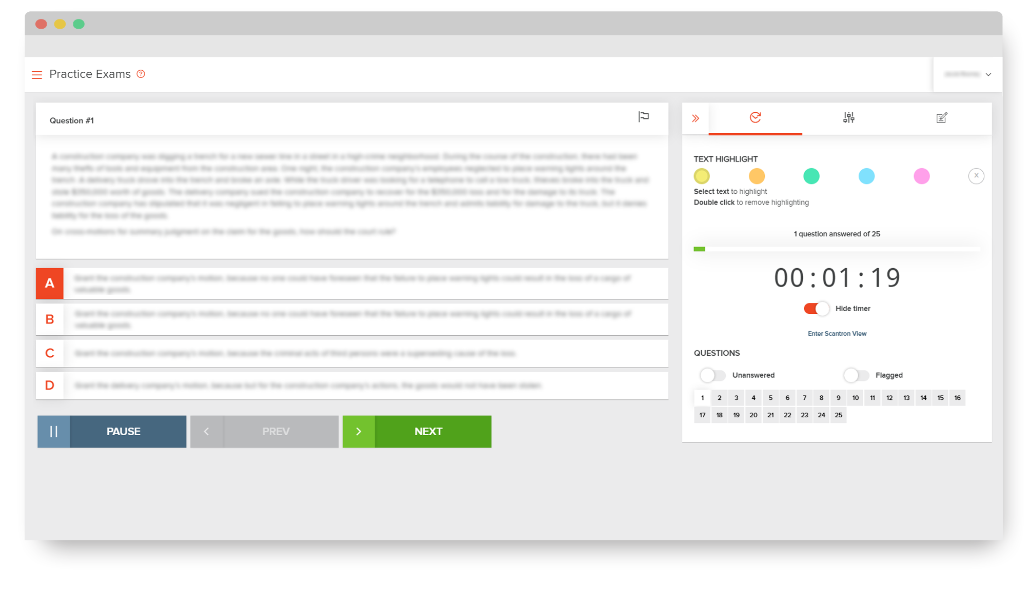 AdaptiBar Online MBE Simulator & Prep AdaptiBar