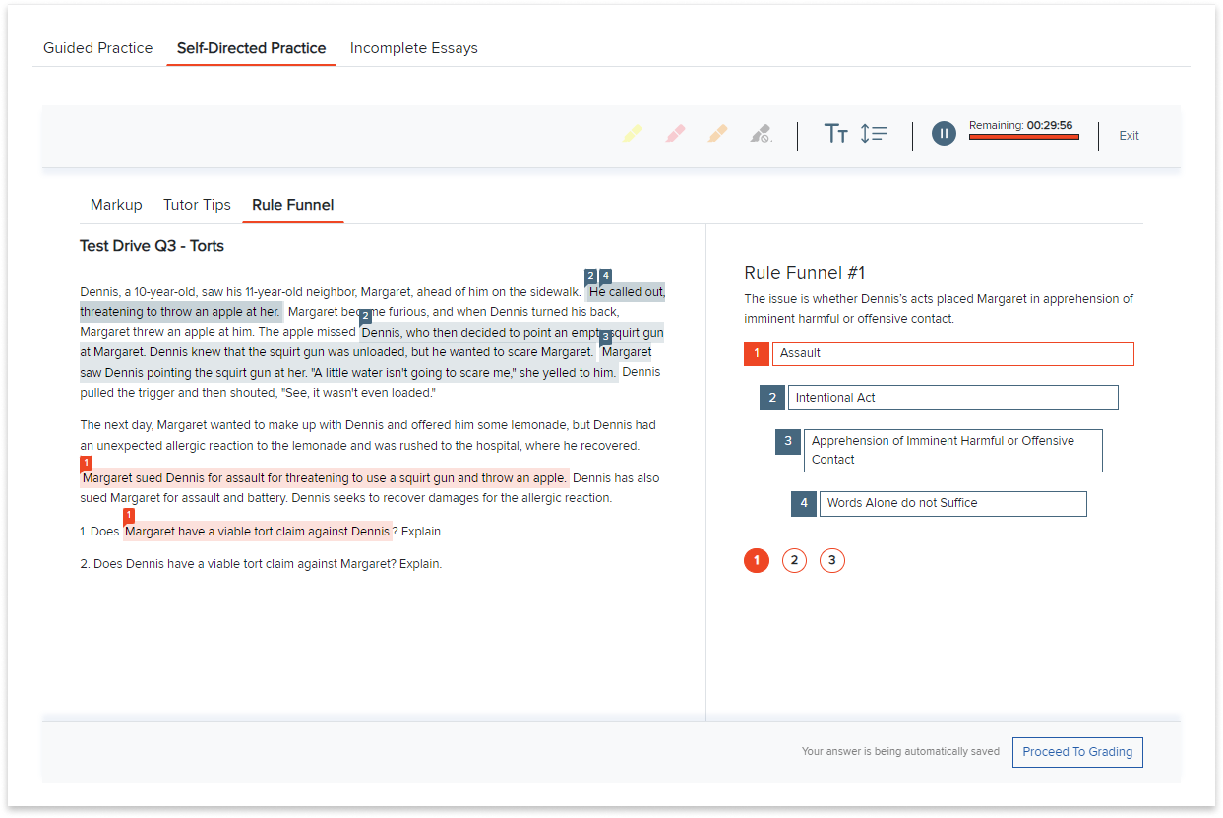 Writing Guide rule funnel