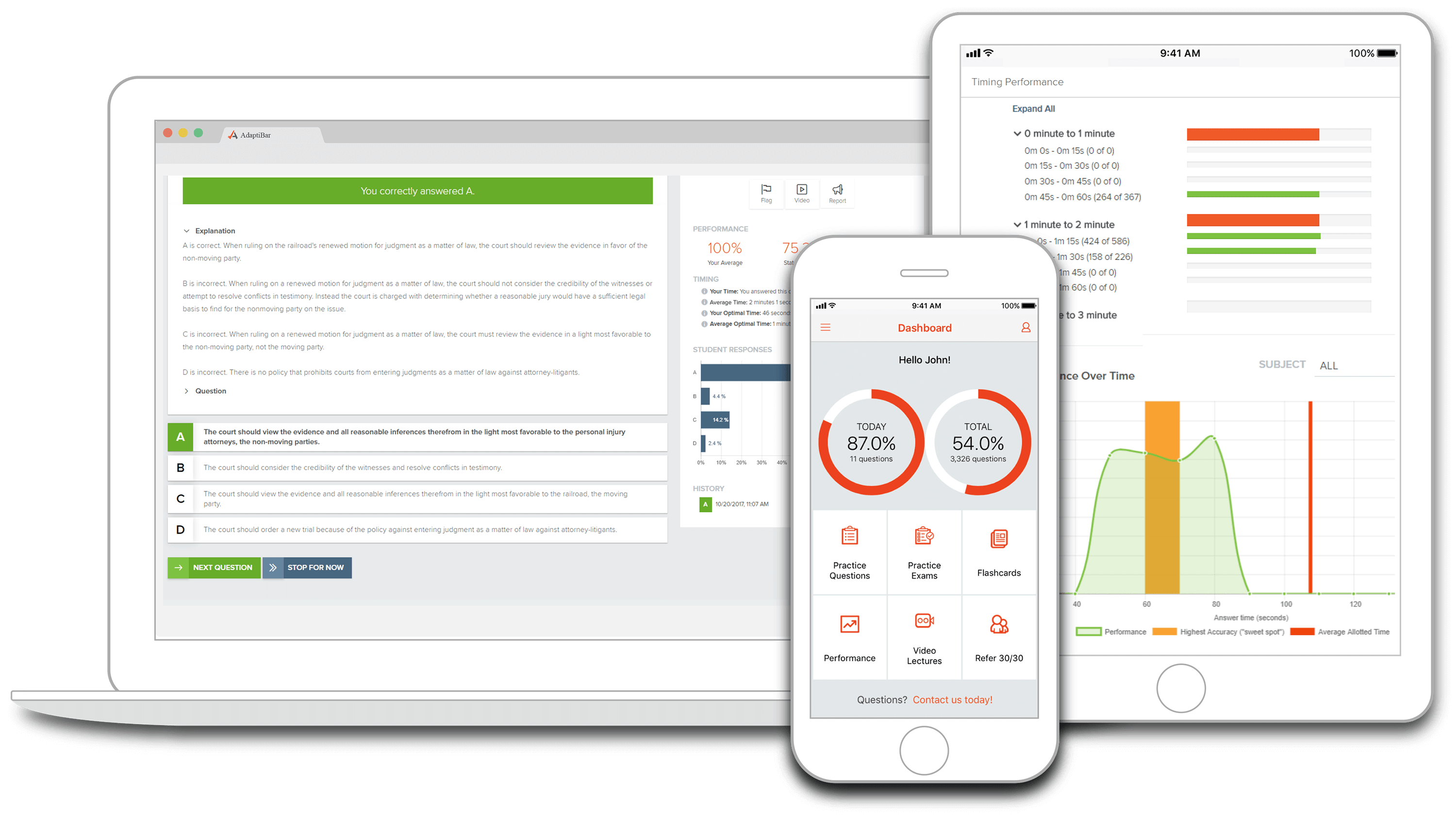 AdaptiBar Online MBE Simulator & Prep AdaptiBar